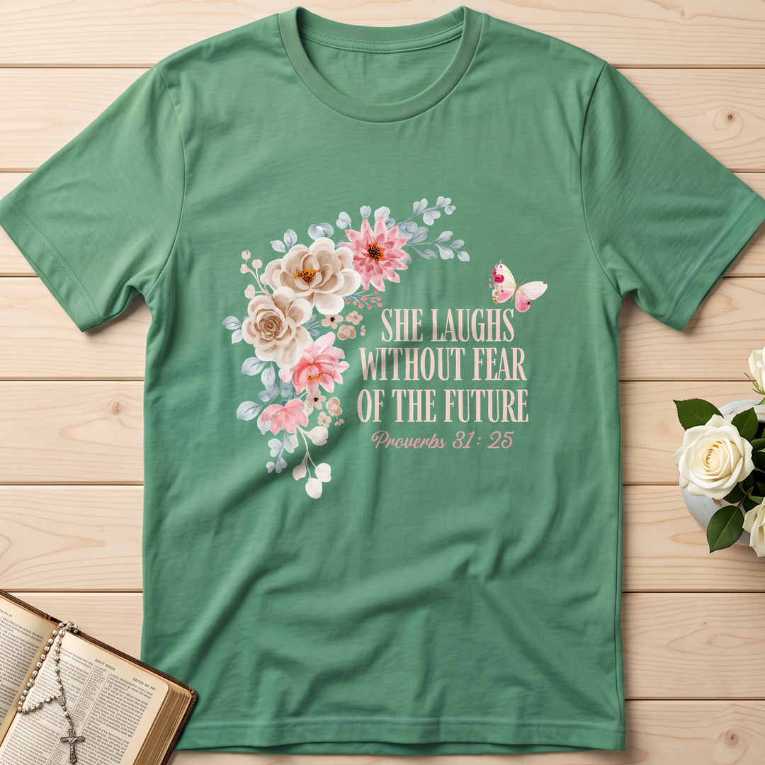 She Laughs Without Fear Of The Future Proverbs 31.25 01