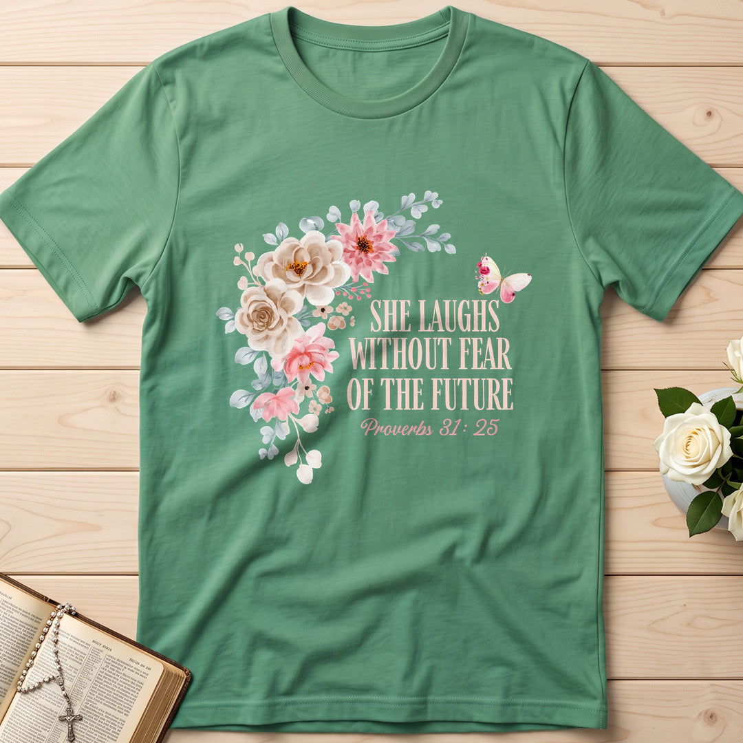 She Laughs Without Fear Of The Future Proverbs 31.25 01