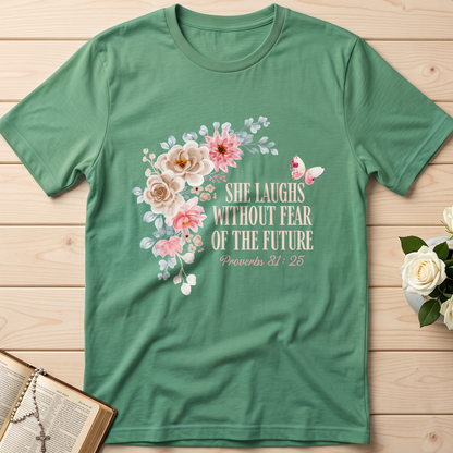 She Laughs Without Fear Of The Future Proverbs 31.25 01