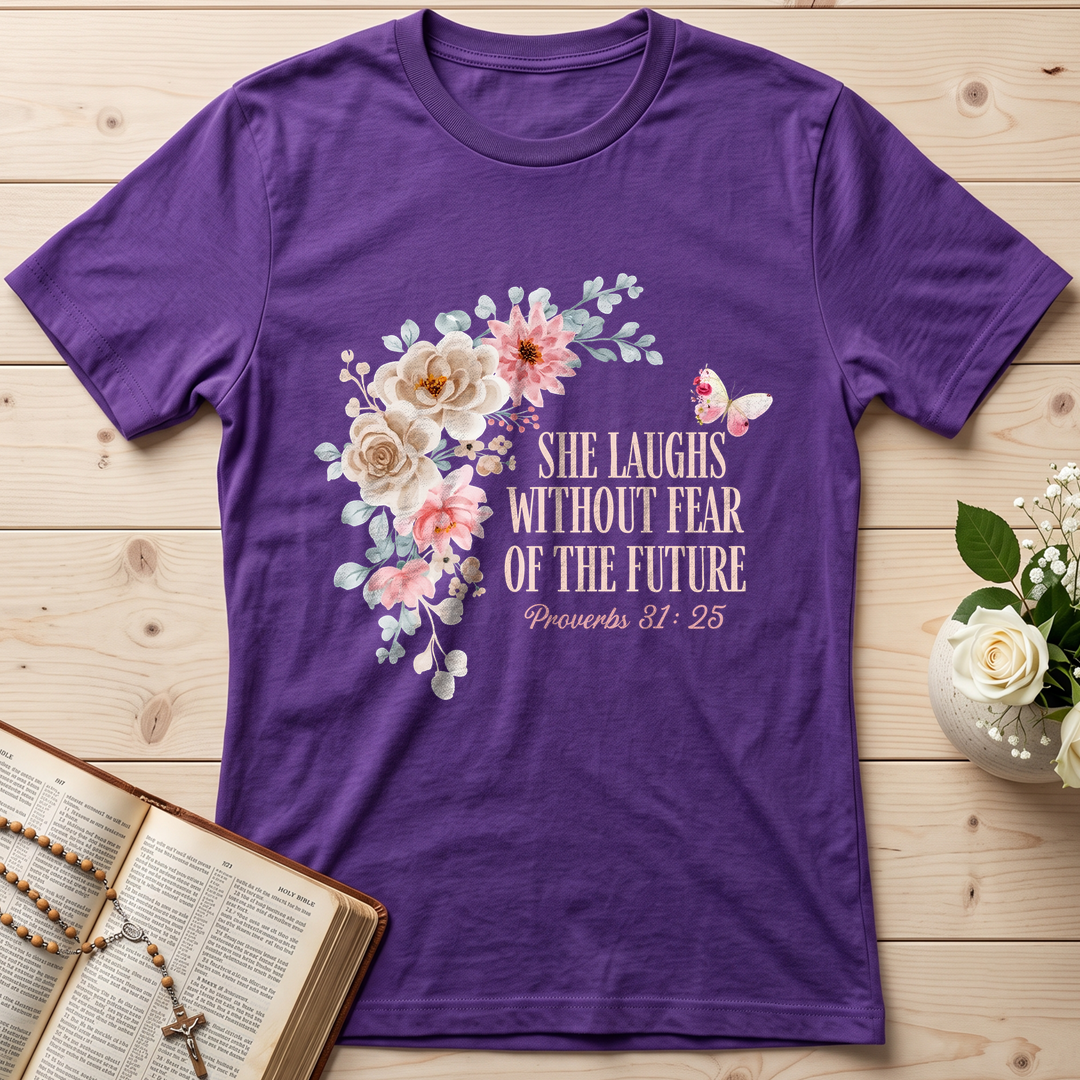 She Laughs Without Fear Of The Future Proverbs 31.25 01
