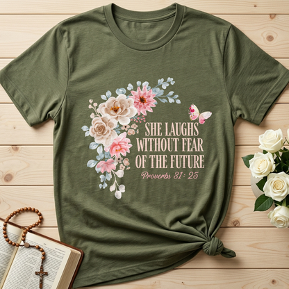 She Laughs Without Fear Of The Future Proverbs 31.25 01