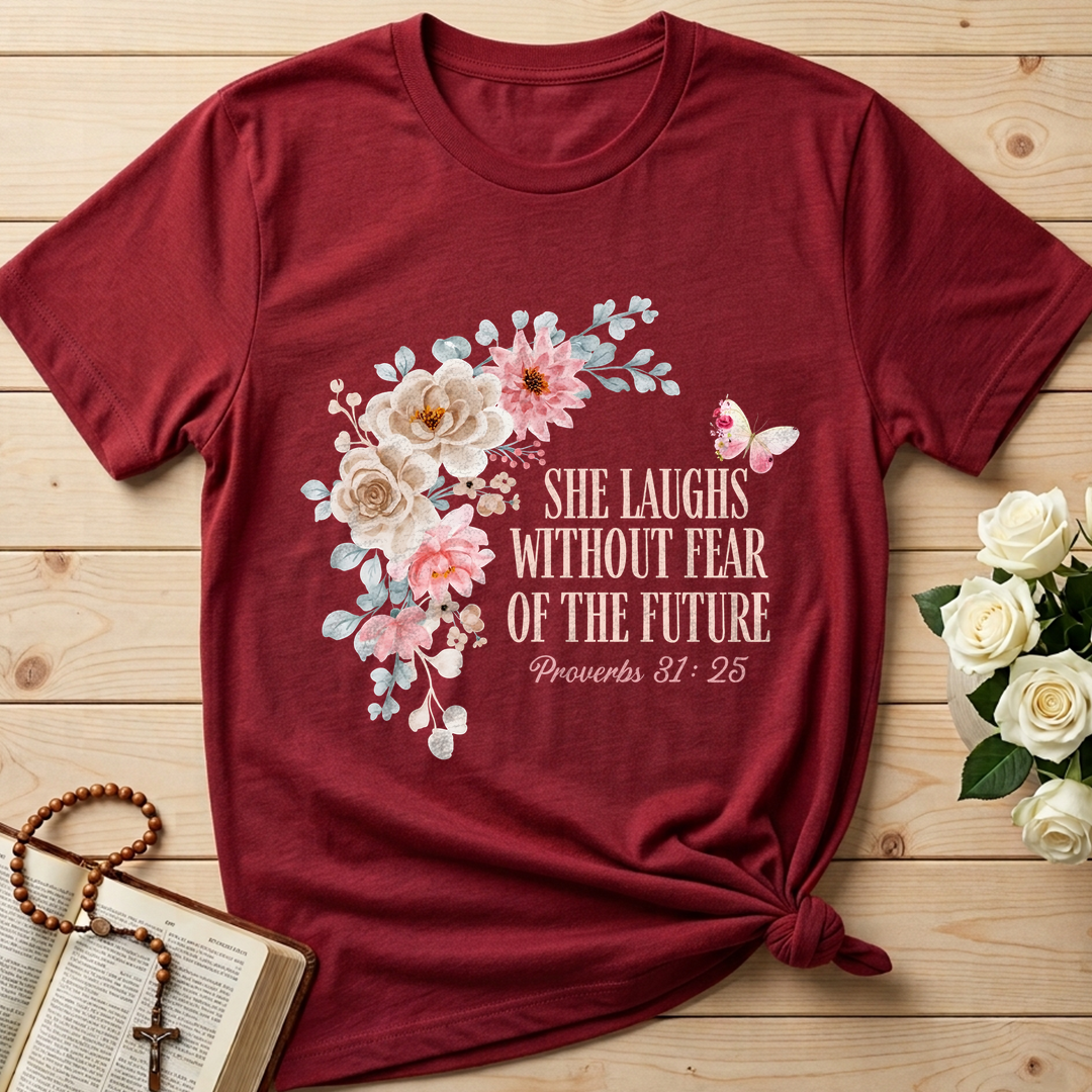 She Laughs Without Fear Of The Future Proverbs 31.25 01