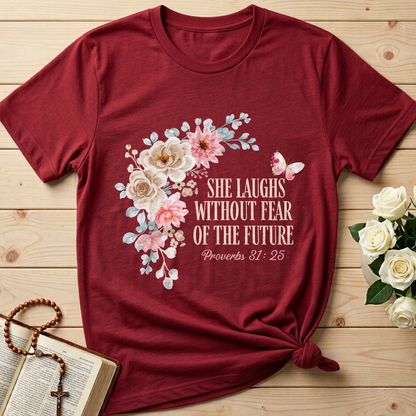 She Laughs Without Fear Of The Future Proverbs 31.25 01