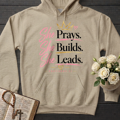 She Prays She Builds She Leads Proverbs 31 01