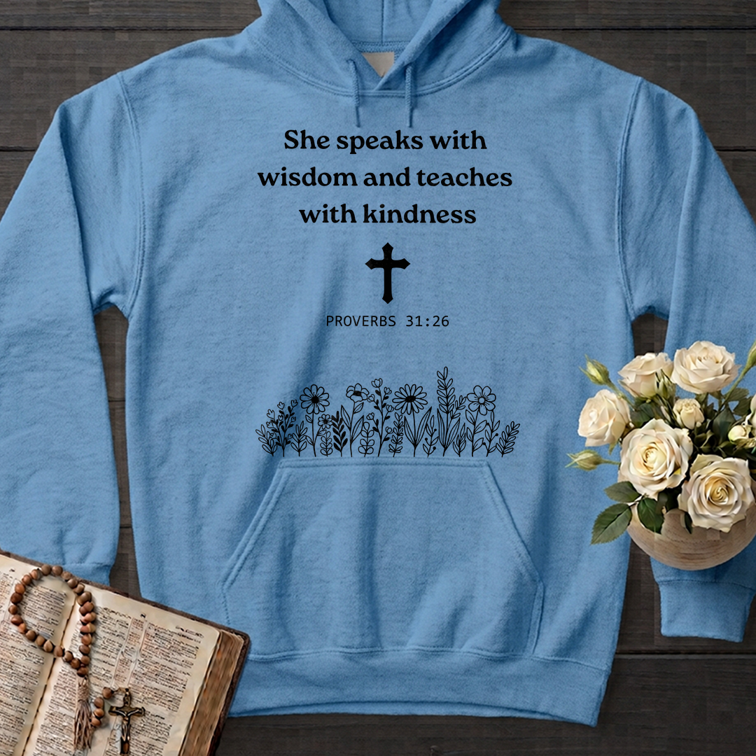 She Speaks With Wisdom And Teaches With Kindness Proverbs 31.26 01