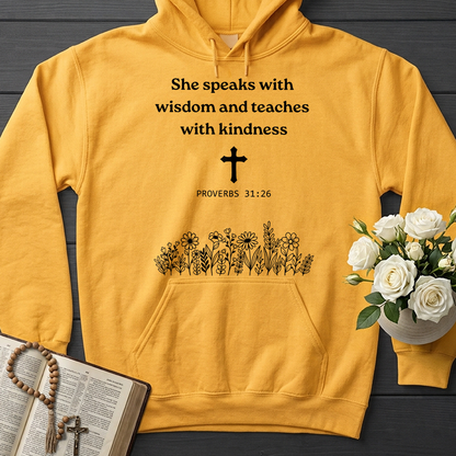 She Speaks With Wisdom And Teaches With Kindness Proverbs 31.26 01