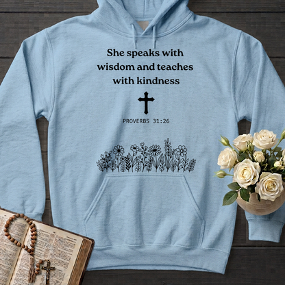 She Speaks With Wisdom And Teaches With Kindness Proverbs 31.26 01