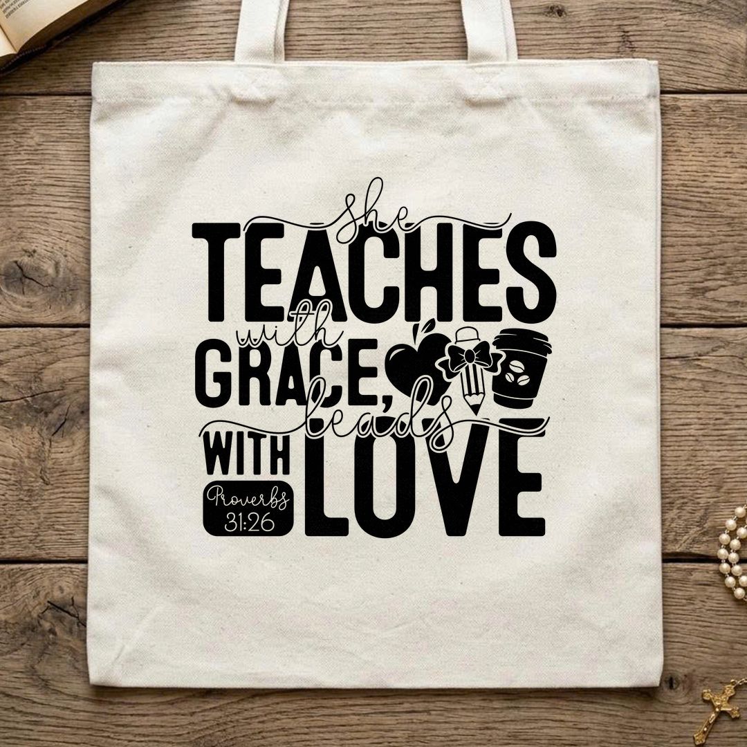She Teaches With Grace Beads With Love Proverbs 31.26 01