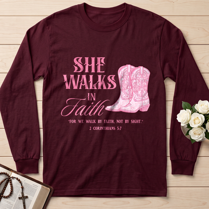 She Walks In Faith 2 Corinthians 5.7 01
