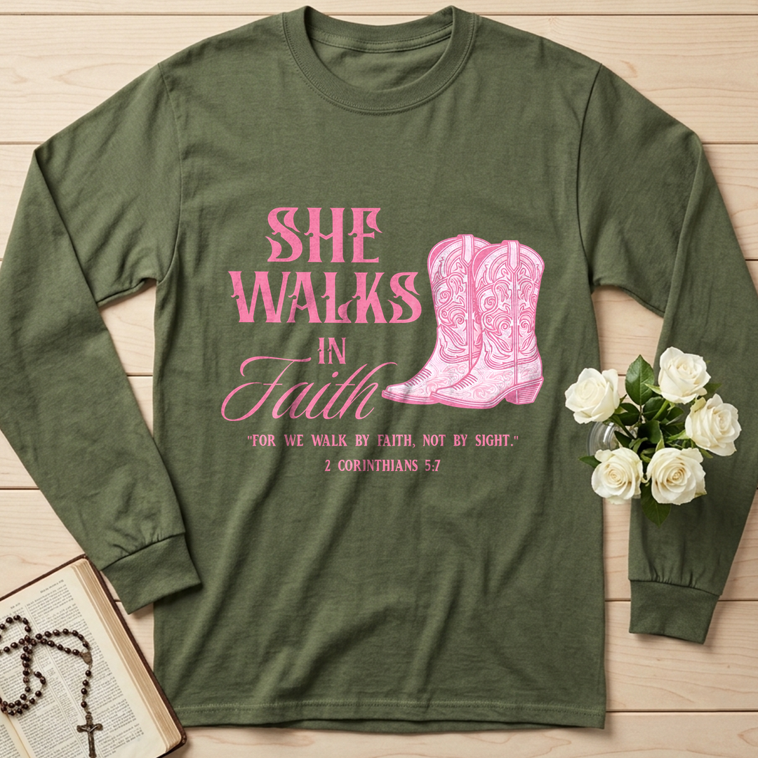 She Walks In Faith 2 Corinthians 5.7 01
