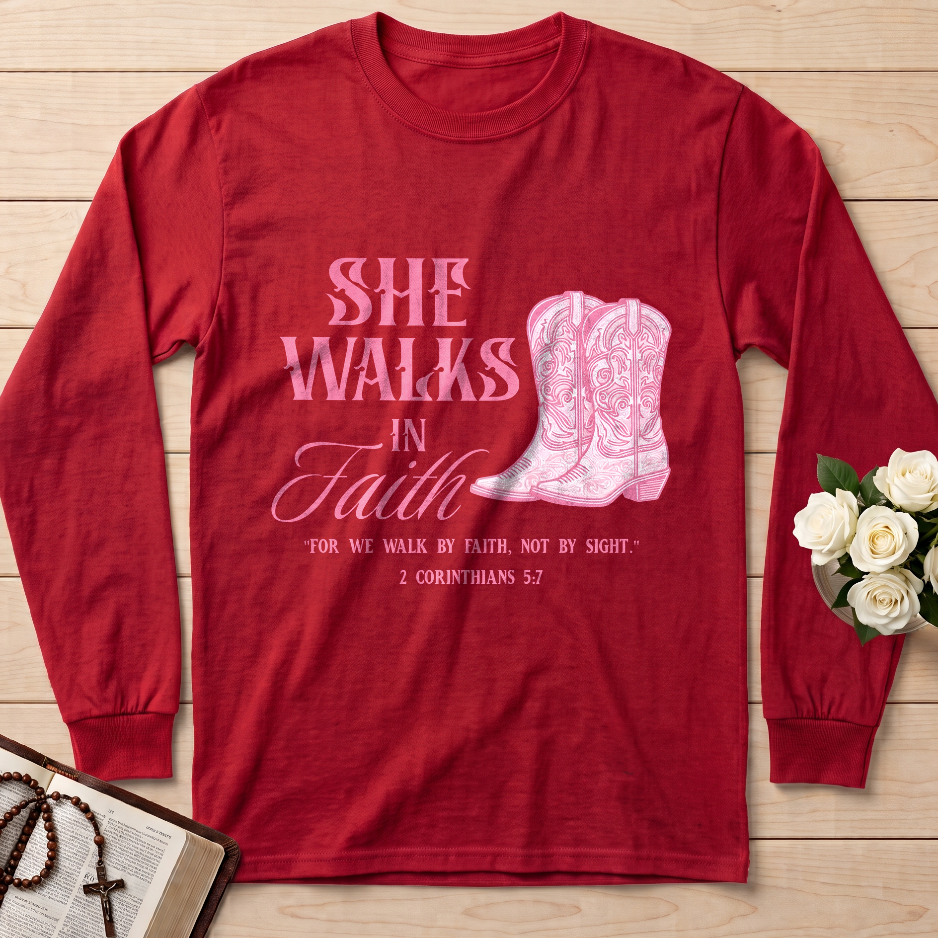 She Walks In Faith 2 Corinthians 5.7 01