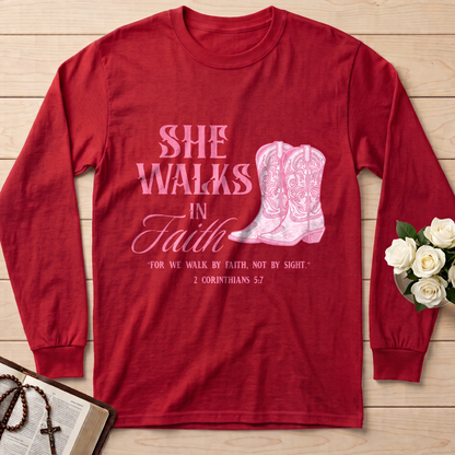She Walks In Faith 2 Corinthians 5.7 01