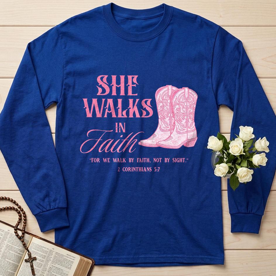 She Walks In Faith 2 Corinthians 5.7 01