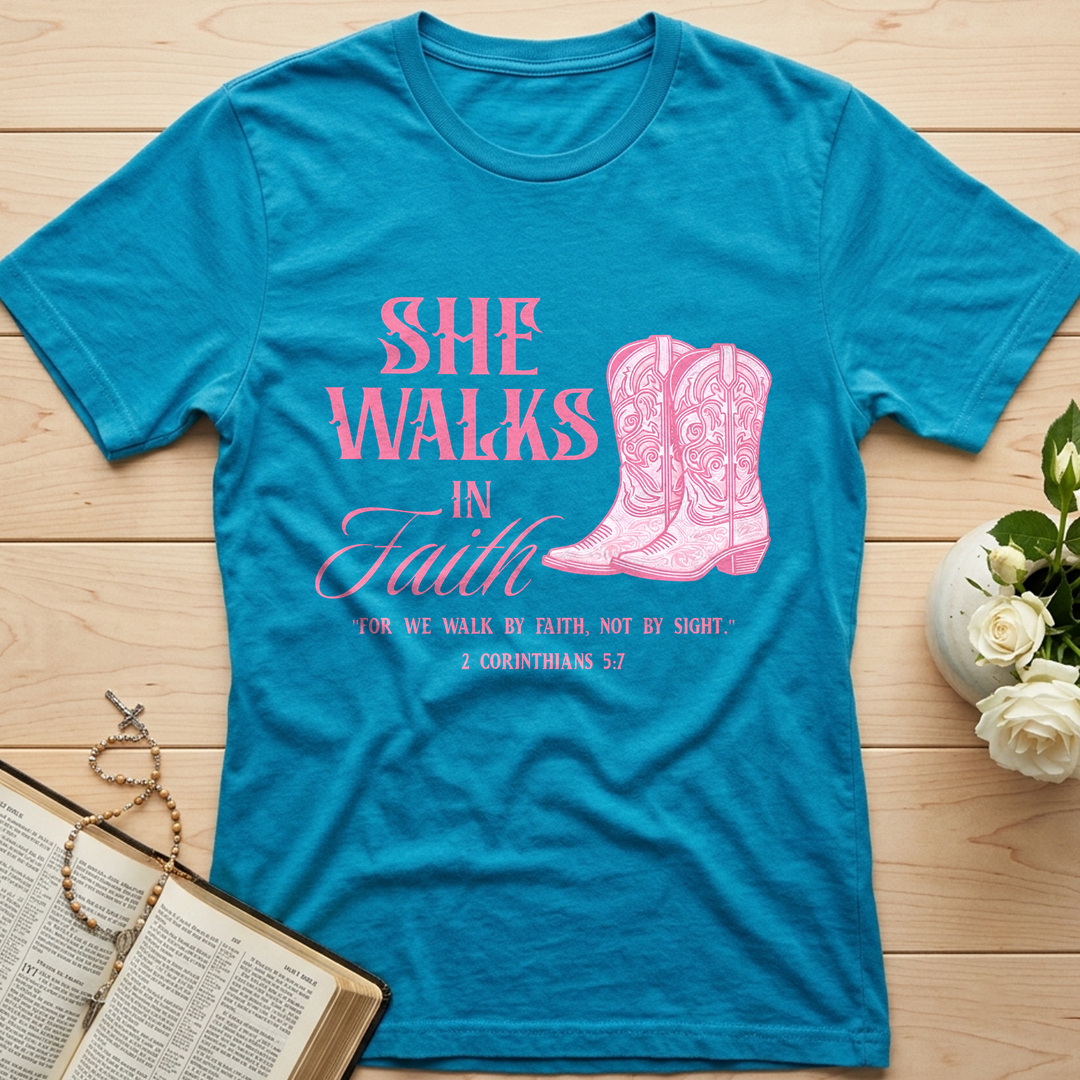 She Walks In Faith 2 Corinthians 5.7 01