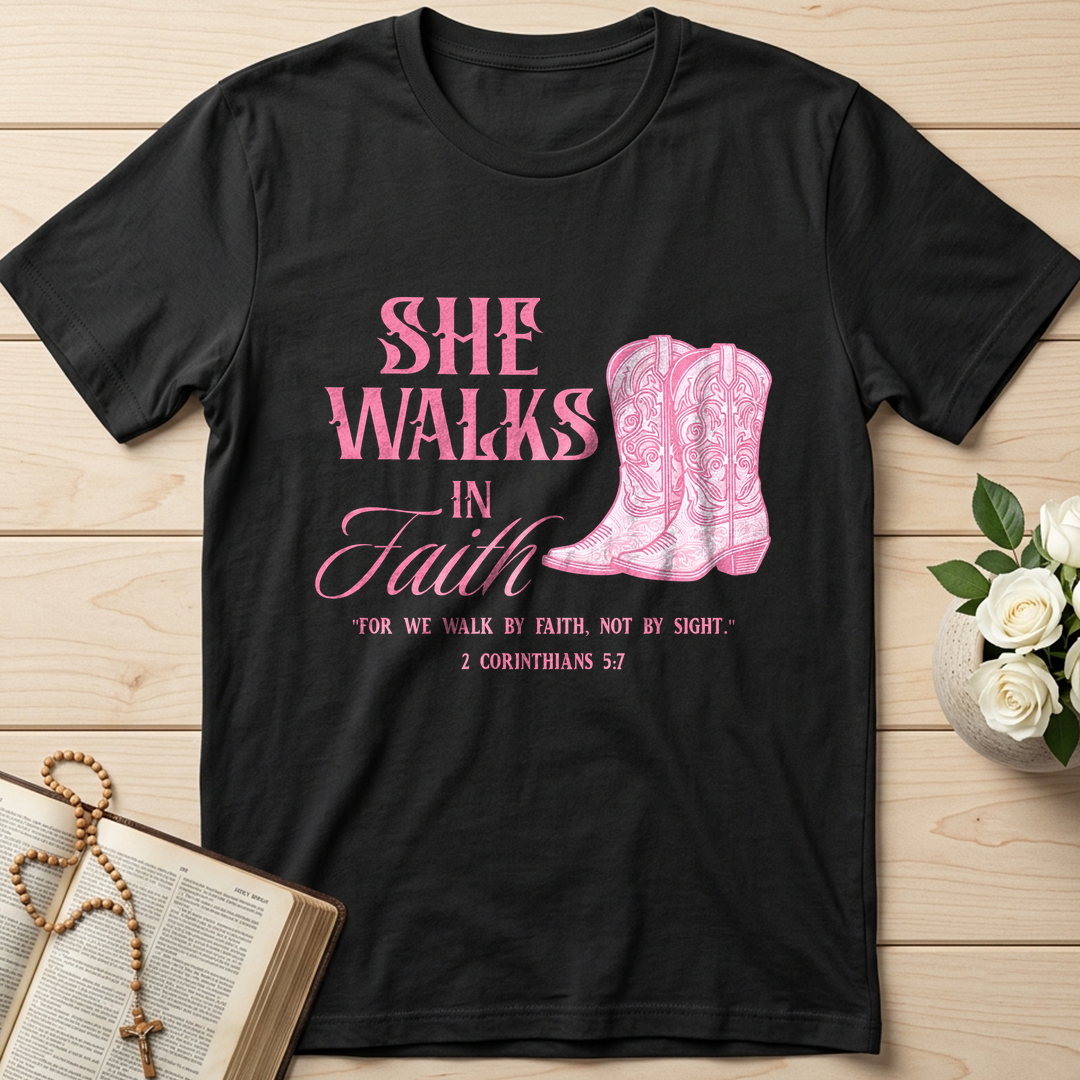 She Walks In Faith 2 Corinthians 5.7 01