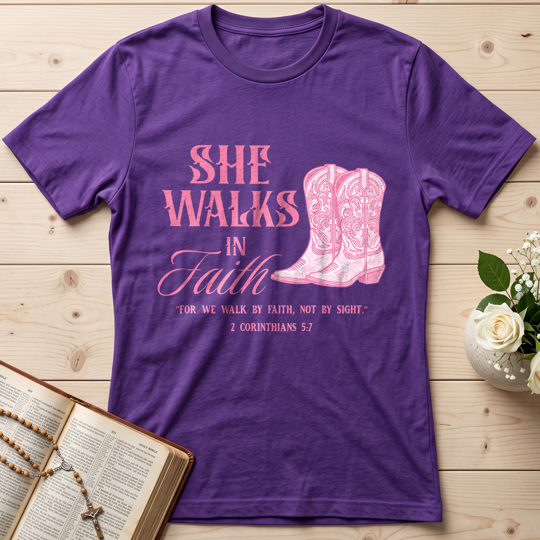 She Walks In Faith 2 Corinthians 5.7 01