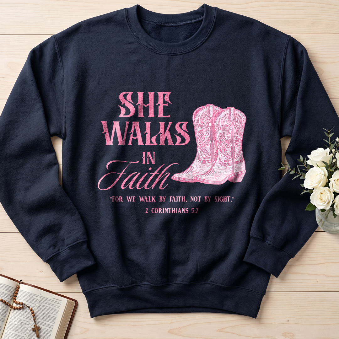 She Walks In Faith 2 Corinthians 5.7 01