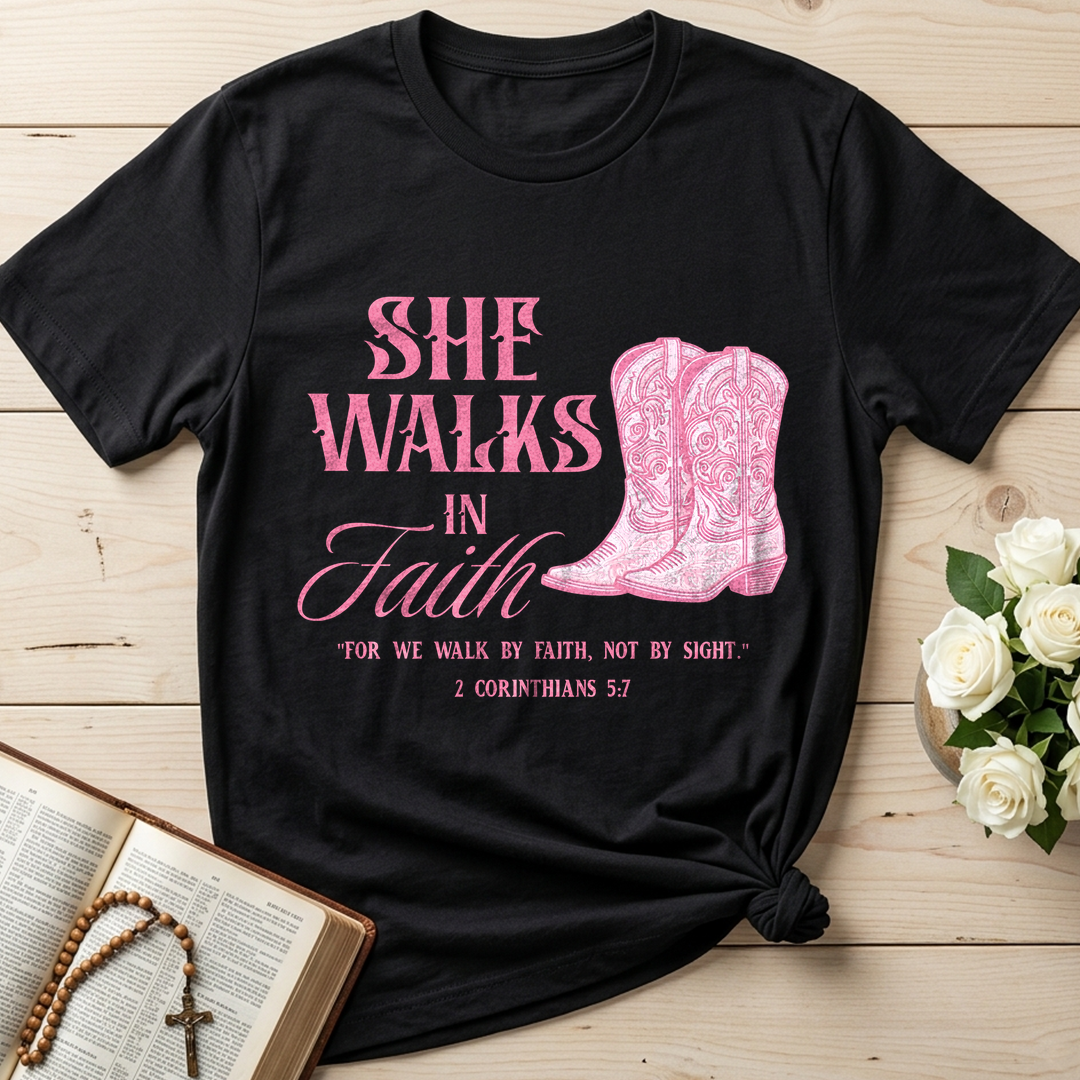 She Walks In Faith 2 Corinthians 5.7 01