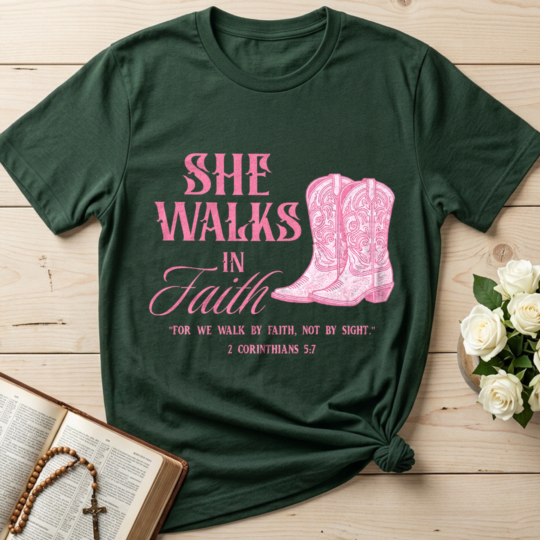 She Walks In Faith 2 Corinthians 5.7 01