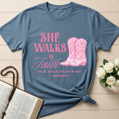 She Walks In Faith 2 Corinthians 5.7 01