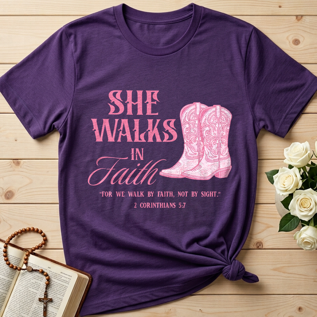 She Walks In Faith 2 Corinthians 5.7 01