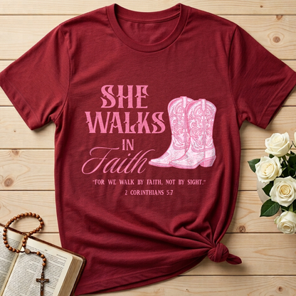 She Walks In Faith 2 Corinthians 5.7 01
