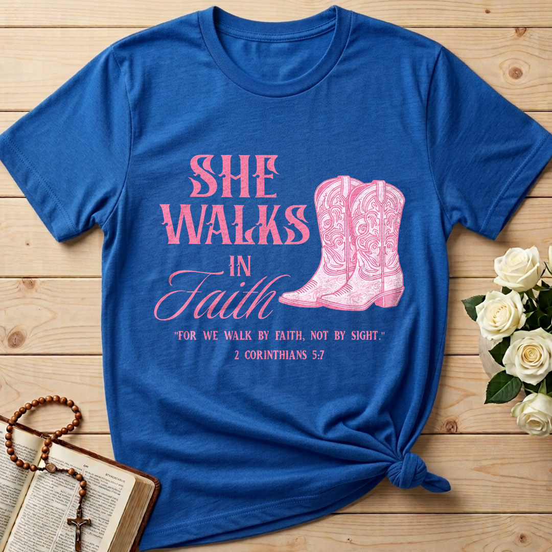 She Walks In Faith 2 Corinthians 5.7 01