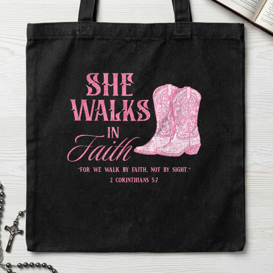 She Walks In Faith 2 Corinthians 5.7 01