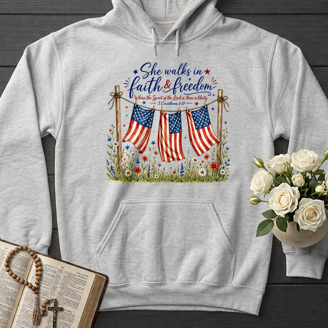 She Walks In Faith Freedom 2 Corinthians 3.17 01