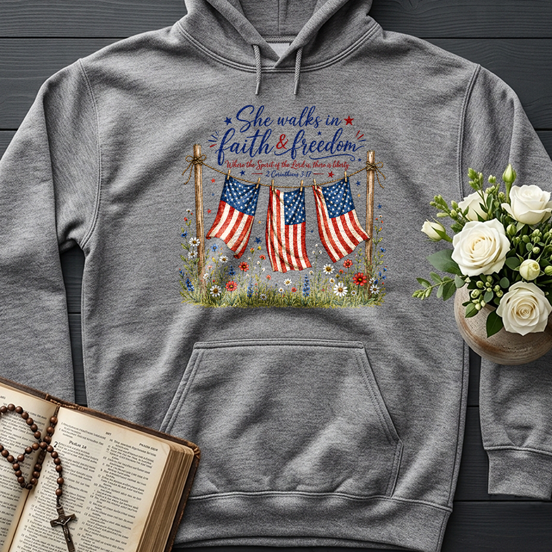 She Walks In Faith Freedom 2 Corinthians 3.17 01