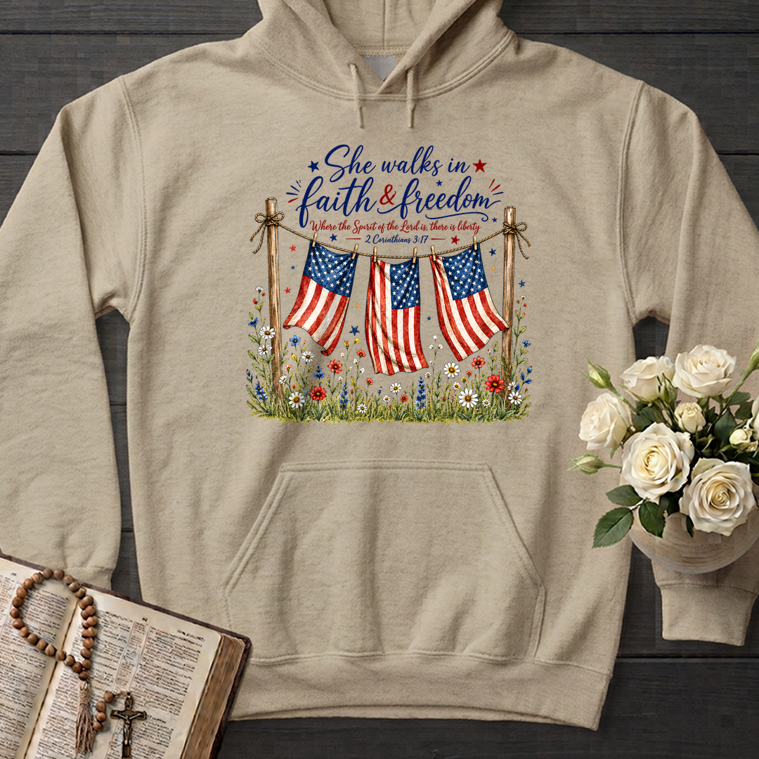 She Walks In Faith Freedom 2 Corinthians 3.17 01