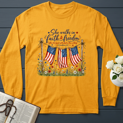She Walks In Faith Freedom 2 Corinthians 3.17 01