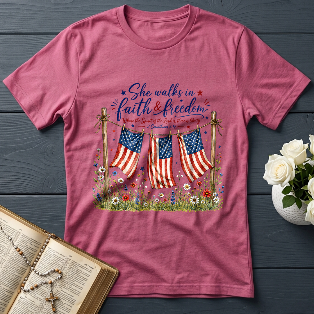 She Walks In Faith Freedom 2 Corinthians 3.17 01