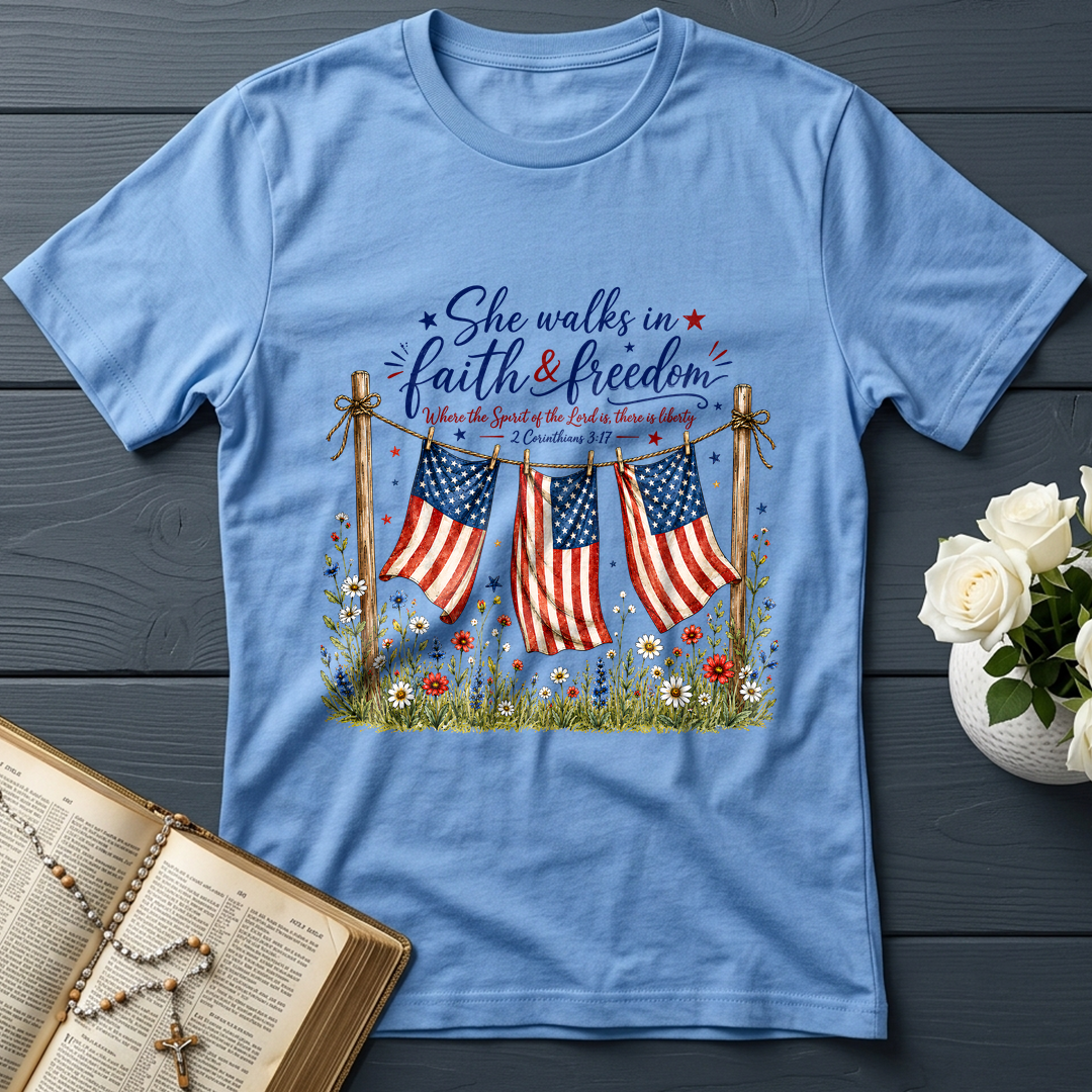 She Walks In Faith Freedom 2 Corinthians 3.17 01