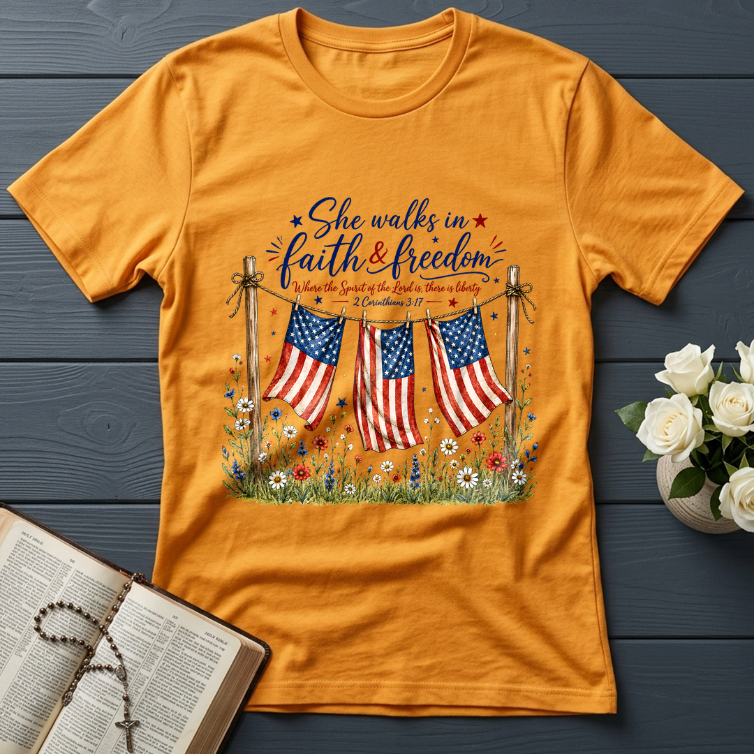 She Walks In Faith Freedom 2 Corinthians 3.17 01