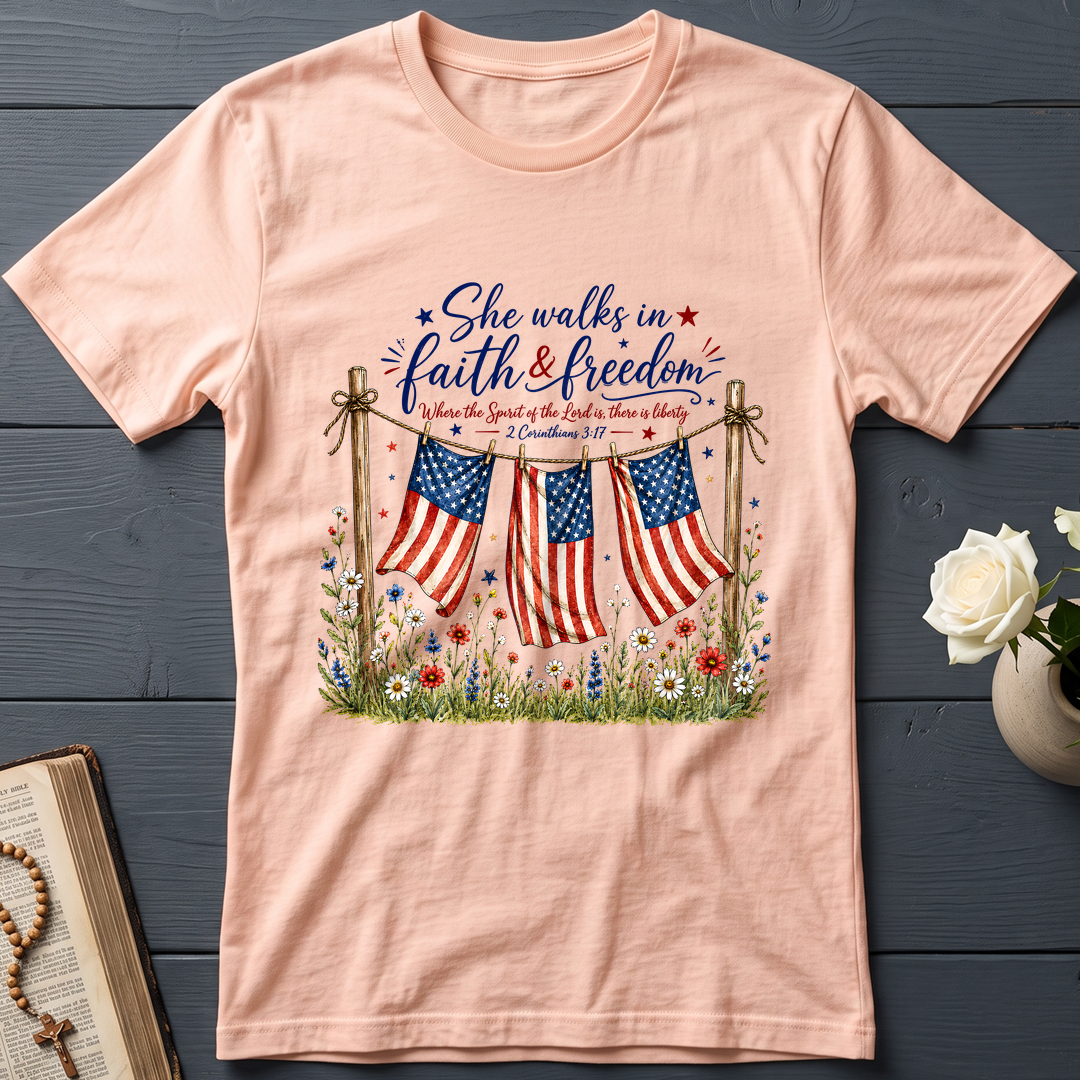 She Walks In Faith Freedom 2 Corinthians 3.17 01