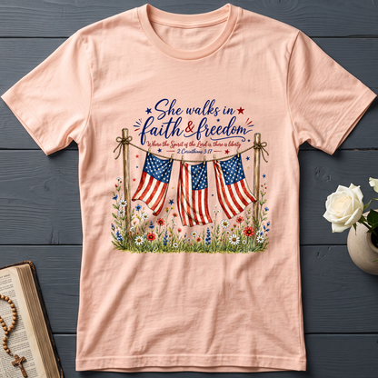 She Walks In Faith Freedom 2 Corinthians 3.17 01