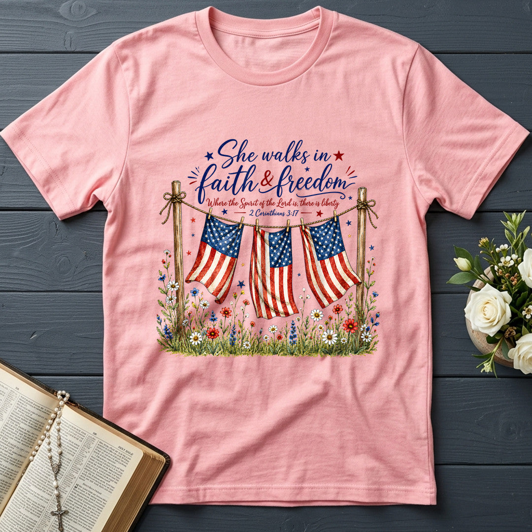 She Walks In Faith Freedom 2 Corinthians 3.17 01