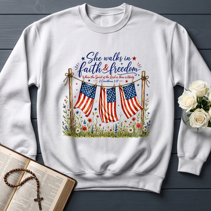 She Walks In Faith Freedom 2 Corinthians 3.17 01