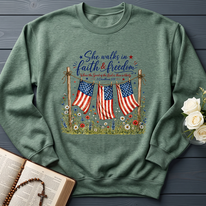 She Walks In Faith Freedom 2 Corinthians 3.17 01