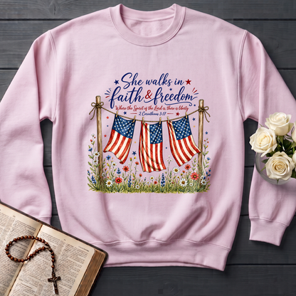 She Walks In Faith Freedom 2 Corinthians 3.17 01