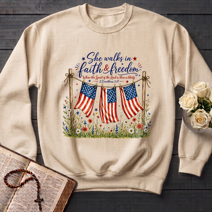 She Walks In Faith Freedom 2 Corinthians 3.17 01