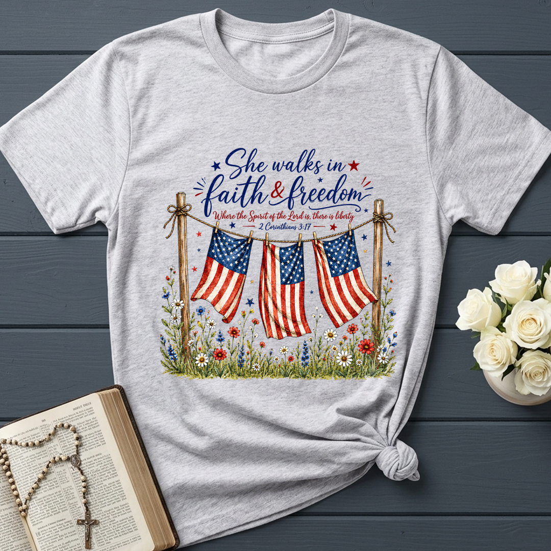 She Walks In Faith Freedom 2 Corinthians 3.17 01