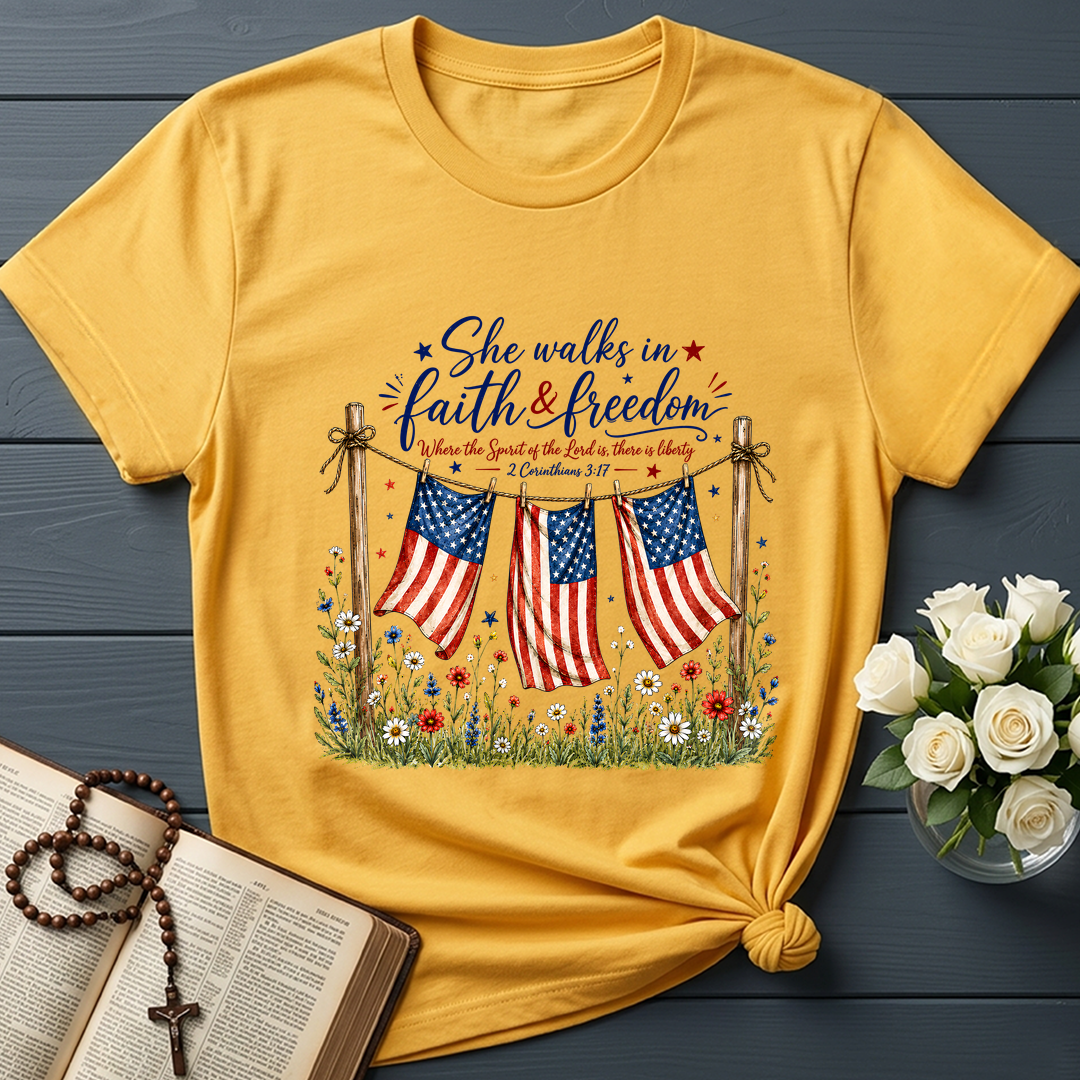 She Walks In Faith Freedom 2 Corinthians 3.17 01