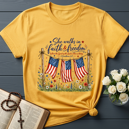 She Walks In Faith Freedom 2 Corinthians 3.17 01