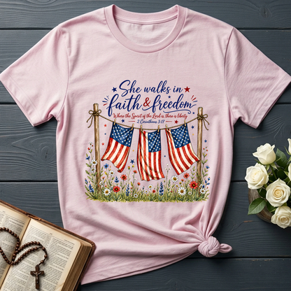 She Walks In Faith Freedom 2 Corinthians 3.17 01