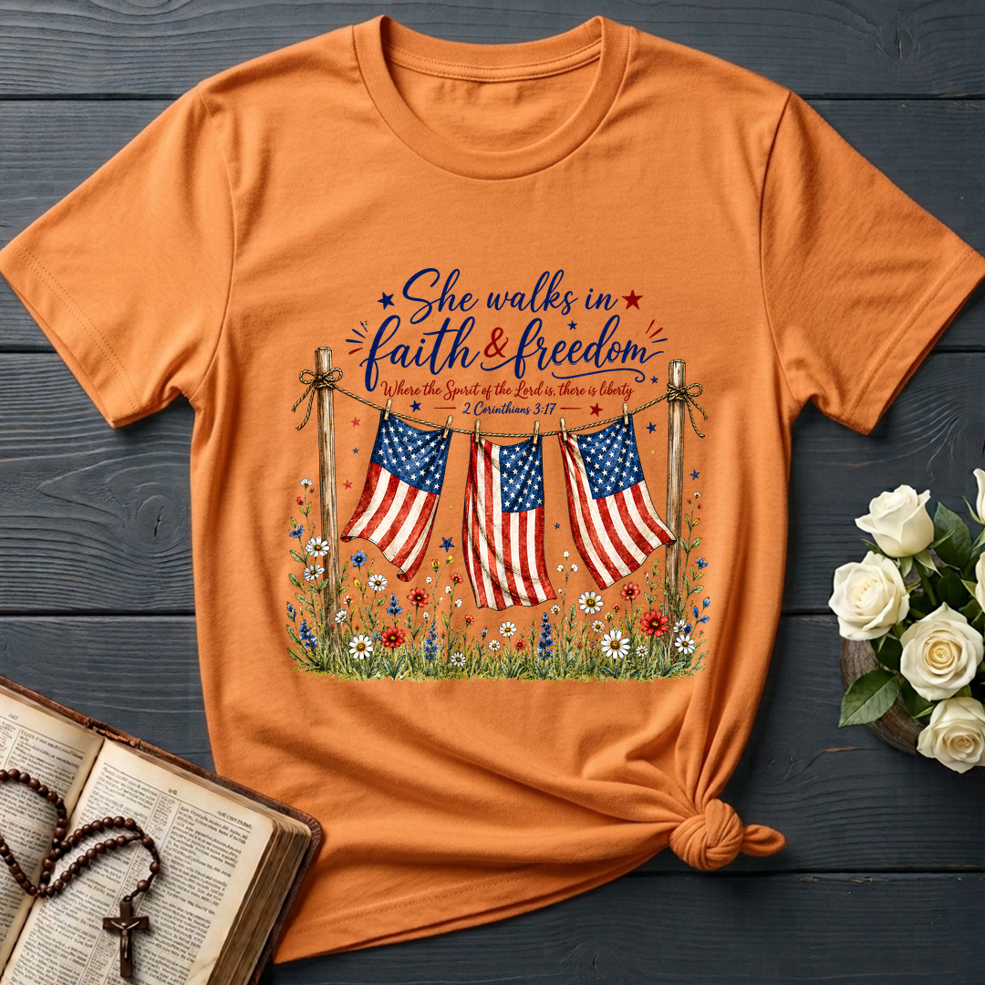 She Walks In Faith Freedom 2 Corinthians 3.17 01