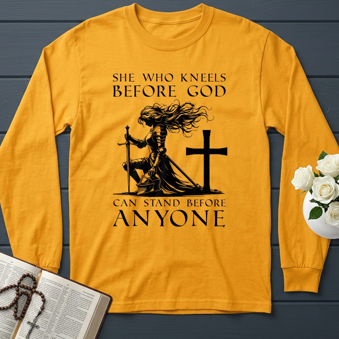 She Who Kneels Before God Can Stand Before Anyone 01