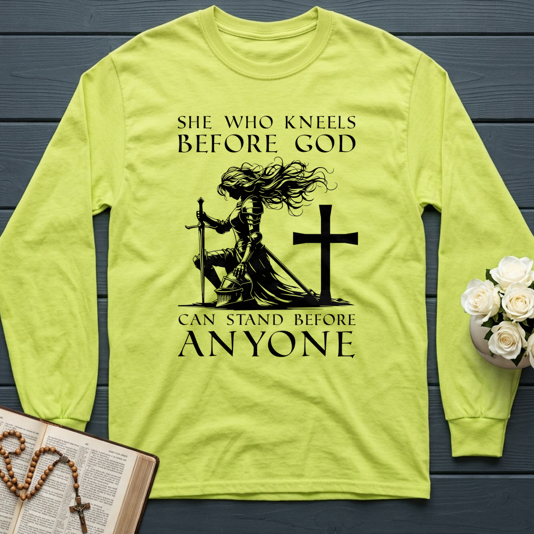 She Who Kneels Before God Can Stand Before Anyone 01
