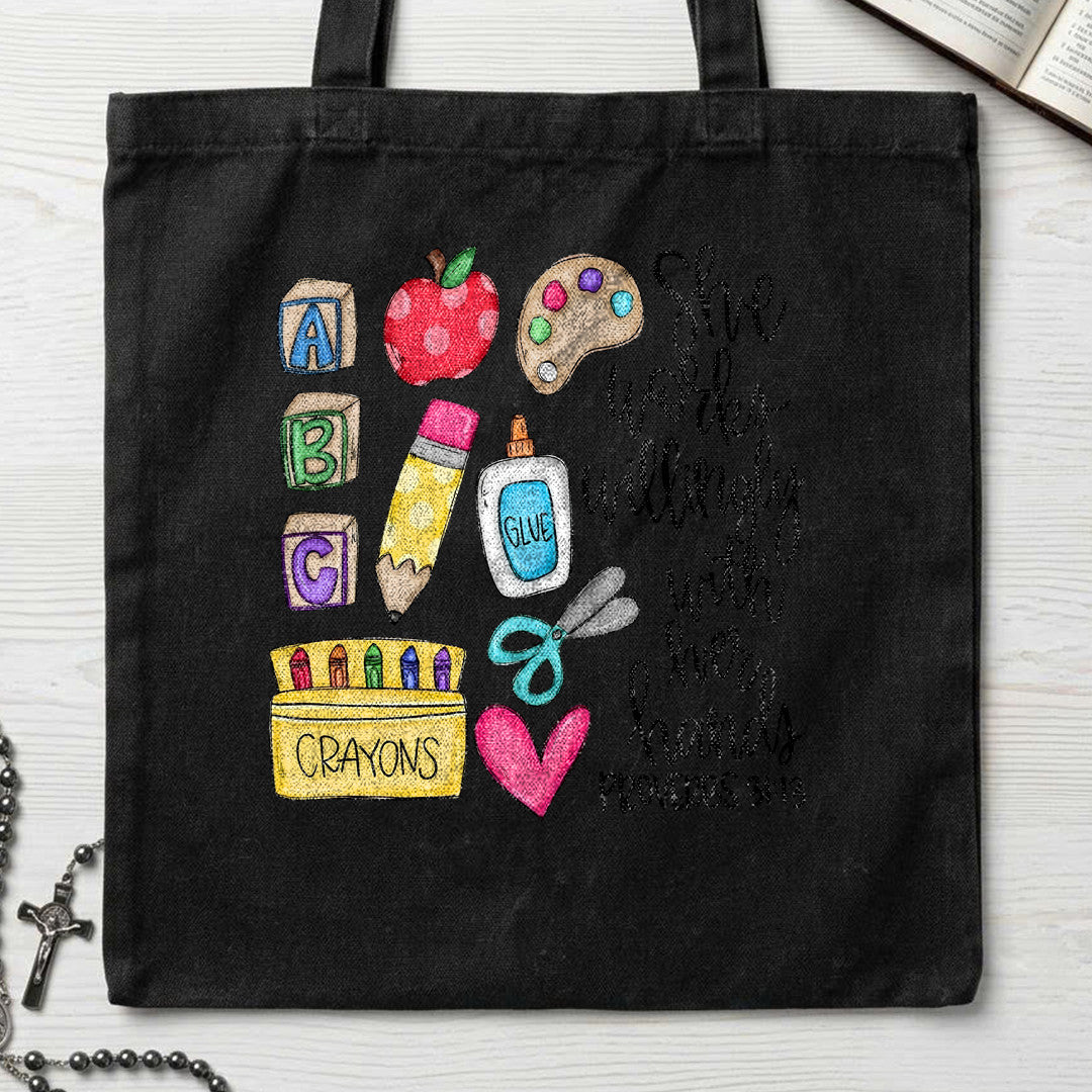 She Works Willingly With Her Hands Glue Crayons Proverbs 31.13 02
